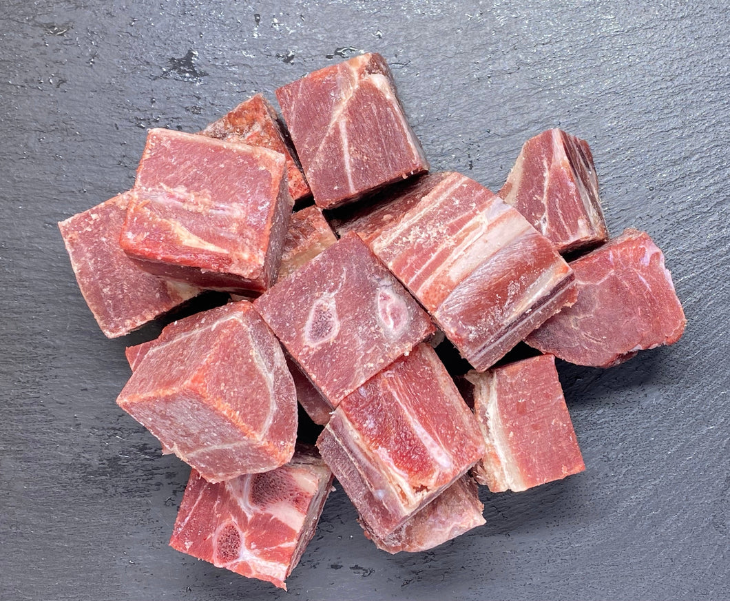 Halal Grass Fed Bone-In Lamb Shoulder Cubes ( ~ 2 lb )